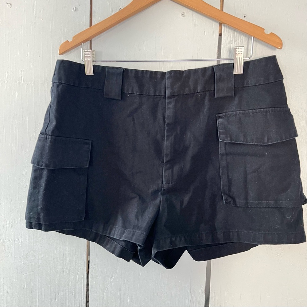 TNA Black Cargo Shorts Tailored Fit